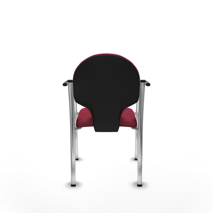 Silla de Recepción Hellín Piqueras y Crespo 220PTCRB933 Granate 2 Unidades