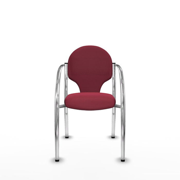 Silla de Recepción Hellín Piqueras y Crespo 220PTCRB933 Granate 2 Unidades