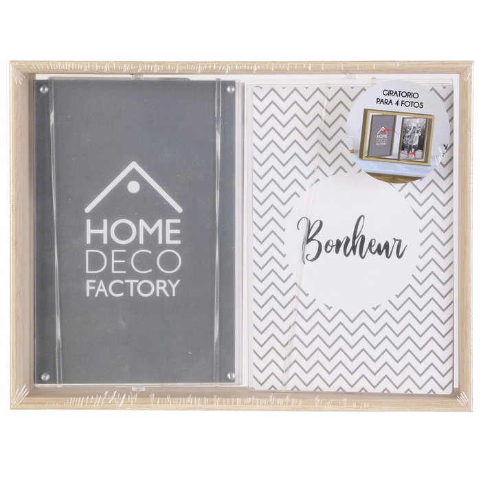 Home Deco Factory Marco Fotos Giratorio para 4 Fotos 10x15 cm Home Deco Factory Marco Fotos Giratorio para 4 Fotos 10x15 cm