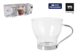 La Mediterranea Set de 2 Vasos de Té Lubeca 175 cc