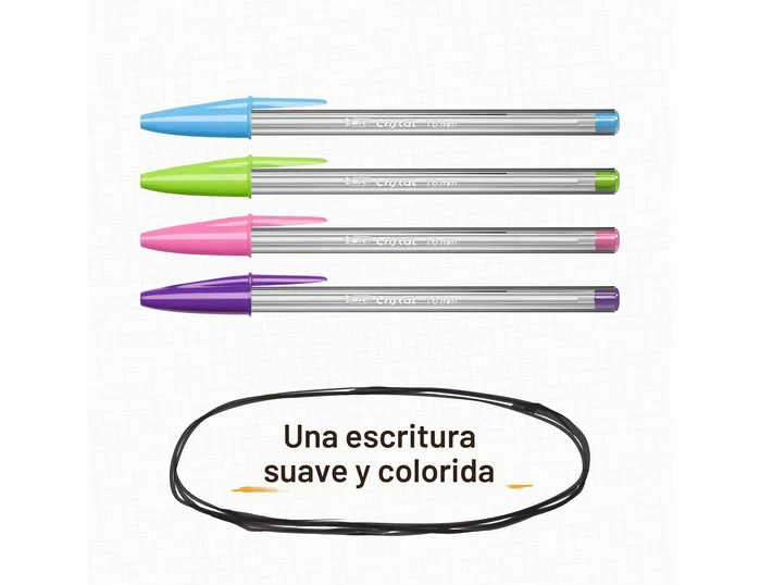 Bic Cristal Fun Rosa Caja de 20 Unidades