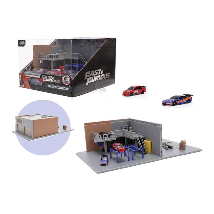 JADA TOYS Réplica Diorama Garaje de Han Fast & Furious JADA TOYS Réplica Diorama Garaje de Han Fast & Furious