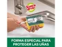 Scotch Brite Estropajo Salvauñas Fibra Verde Pack de 3