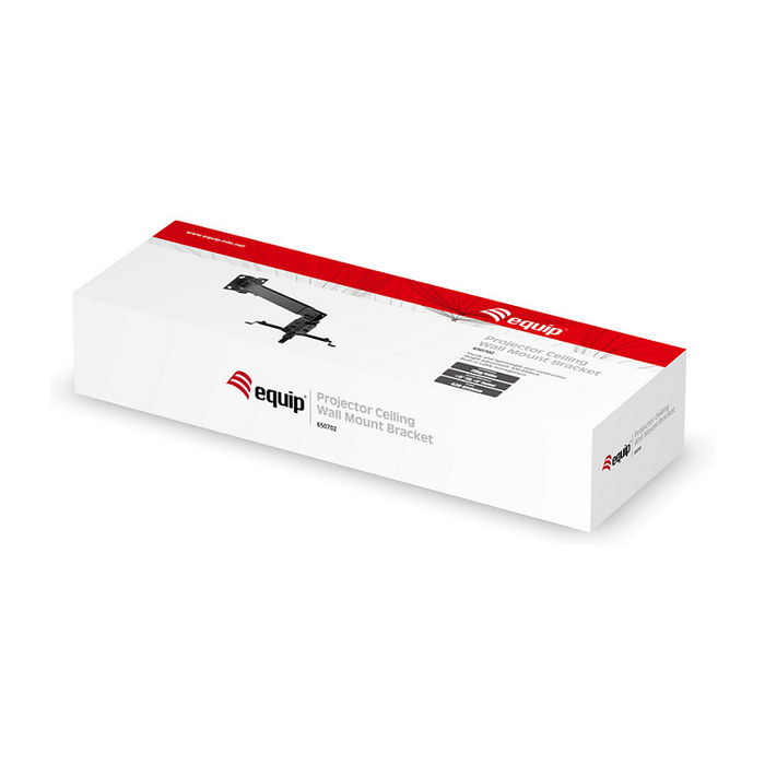 EQUIP Soporte de Techo/Pared Universal para Proyector, Negro, 20 kg