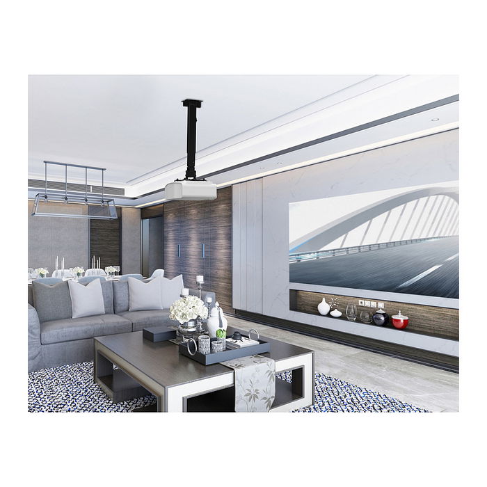 EQUIP Soporte de Techo/Pared Universal para Proyector, Negro, 20 kg