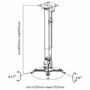 Equip Soporte para proyector inclinable 430-650mm hasta 20kg negro