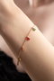 Heliophilia Silver NRZ1052 Pulsera Plata Ley 925 Baño Oro Rosa Piedra Circón