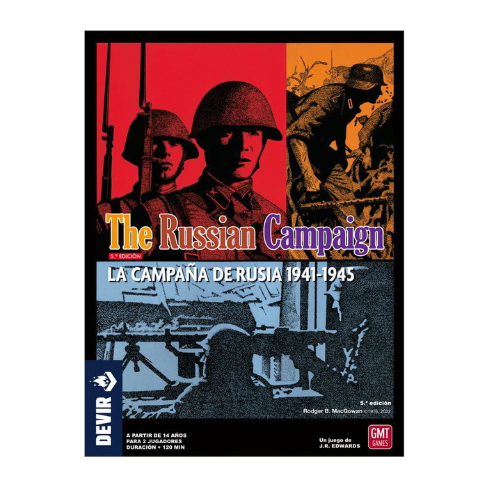 GMT The Russian Campaign Juego de Mesa Estrategia Wargame Edición Definitiva 1-2 Jugadores