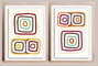 DKD Home Decor Cuadro Lienzo Pino 50x2,8x70 Boho 3D (Pack de 2)