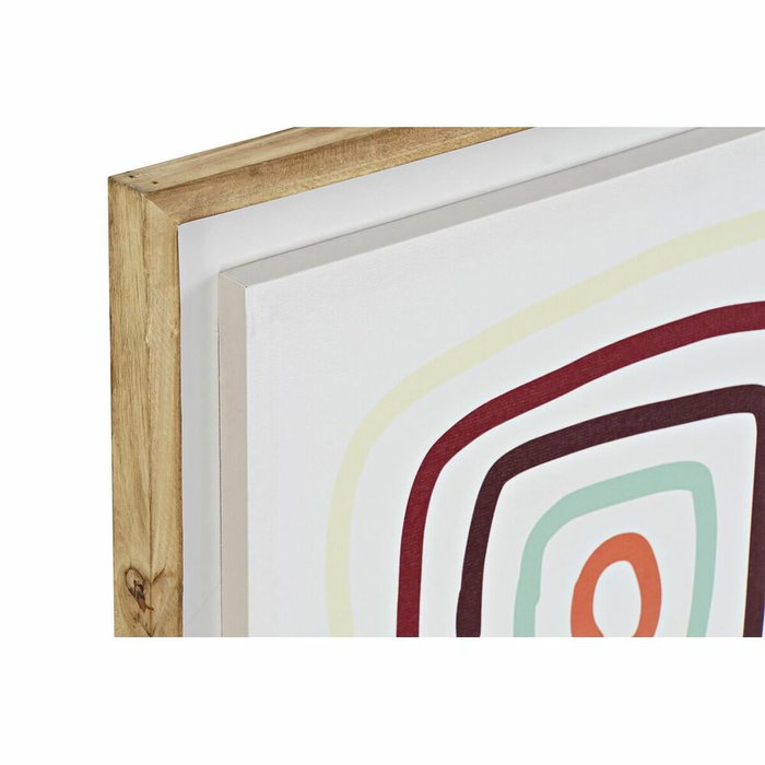 DKD Home Decor Cuadro Lienzo Pino 50x2,8x70 Boho 3D (Pack de 2)