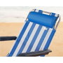 Color Baby Cojín para silla de playa de textileno azul Aktive 35X14X5Cm
