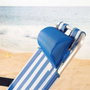 Color Baby Cojín para silla de playa de textileno azul Aktive 35X14X5Cm