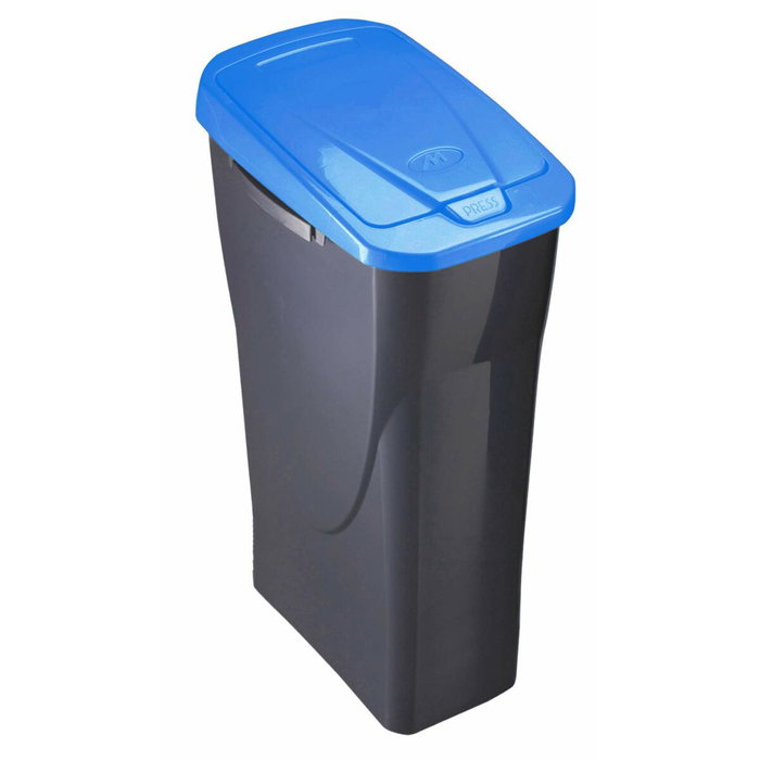 Mondex Cubo Ecobin con tapa azul 25 l