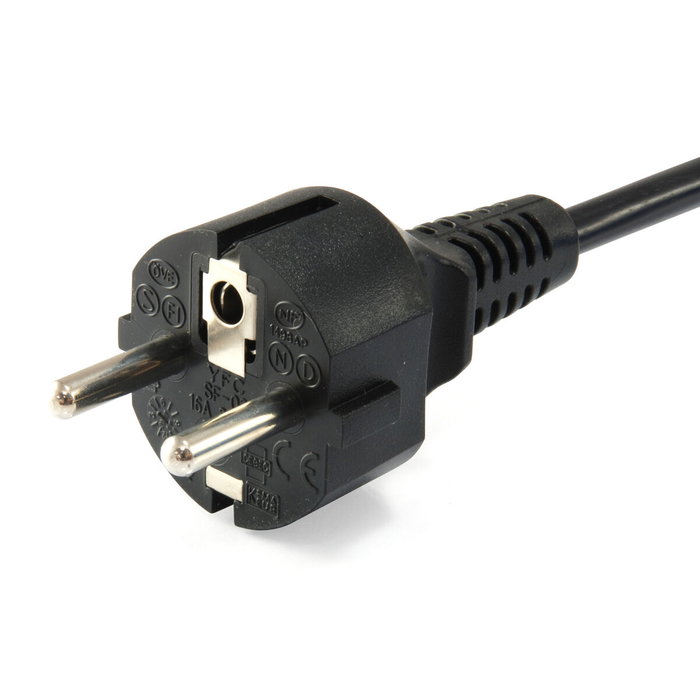 EQUIP Cable de alimentación Schuko tipo F a C5 de 3 m negro