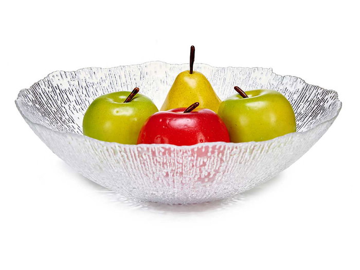 Vivalto Bowl Cristal Rio 31 cm Transparente (Set de 4)