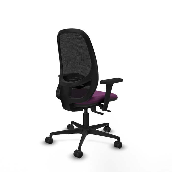 PIQUERAS Y CRESPO Silla de oficina Cilanco con mecanismo Sincro/Traslack, Morado y Negro PIQUERAS Y CRESPO Silla de oficina Cilanco con mecanismo Sincro/Traslack, Morado y Negro