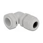DeLOCK Prensaestopas en ángulo de 90° PG13,5 Gris