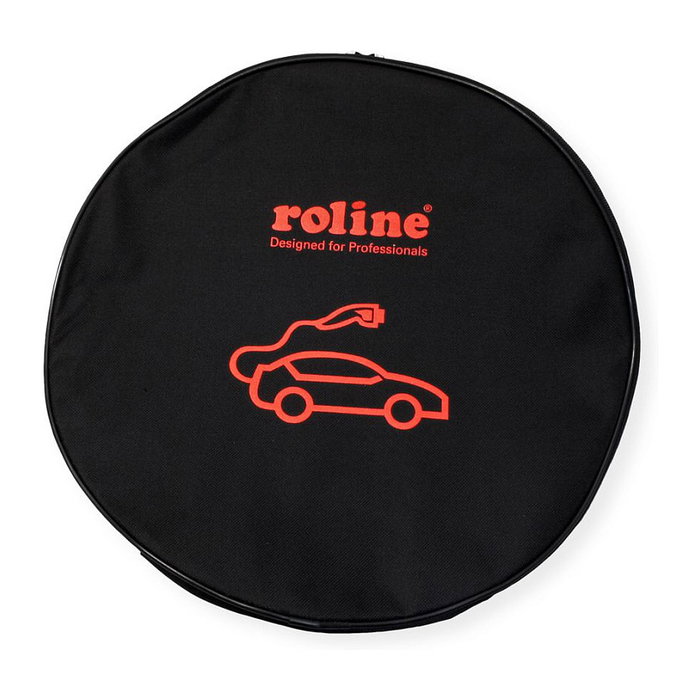 ROLINE Bolsa de almacenamiento para cables de carga de vehículos eléctricos 19080091, Negro