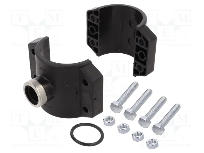 GEBO Conector de apriete Plast 63 x 1/2 pulg para tuberías PE GEBO Conector de apriete Plast 63 x 1/2 pulg para tuberías PE
