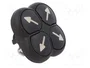 EATON ELECTRIC Interruptor de 4 posiciones RMQ-Titan Negro