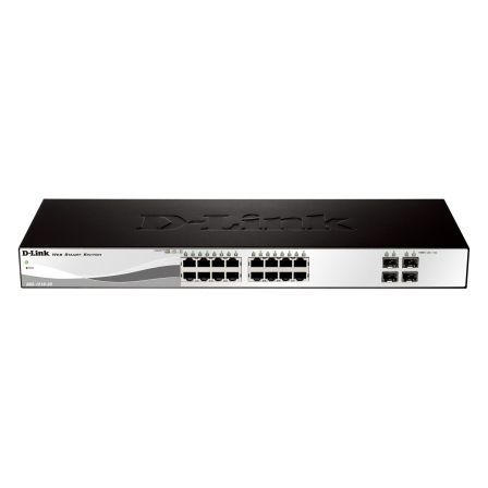 D-Link DGS-1210-20 Switch Smart+ con 16 puertos Gigabit y 4 SFP