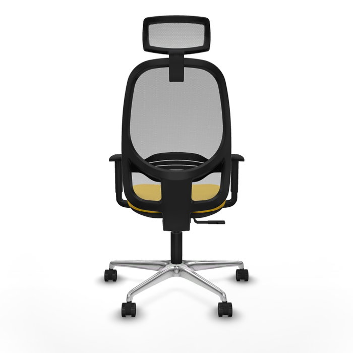 PIQUERAS Y CRESPO Silla de oficina Cilanco con mecanismo Sincro, Amarillo y Gris PIQUERAS Y CRESPO Silla de oficina Cilanco con mecanismo Sincro, Amarillo y Gris