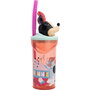 Vaso con Pajita Minnie Mouse CZ11337 3D Rosa