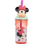 Vaso con Pajita Minnie Mouse CZ11337 3D Rosa