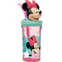Vaso con Pajita Minnie Mouse CZ11337 3D Rosa