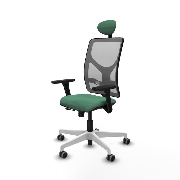 PIQUERAS Y CRESPO Silla de oficina Motilla con mecanismo Sincro/Traslack, Verde esmeralda y Gris PIQUERAS Y CRESPO Silla de oficina Motilla con mecanismo Sincro/Traslack, Verde esmeralda y Gris