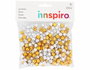 Innspiro Cascabeles Oro y Plata 10mm (250 unidades aprox.)