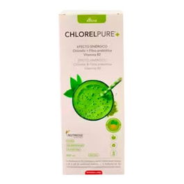 INTERSA Metal Detox Bebida 500Ml con Chlorella, Vitamina B2 y Fibra Prebiótica Sabor Menta-Limón