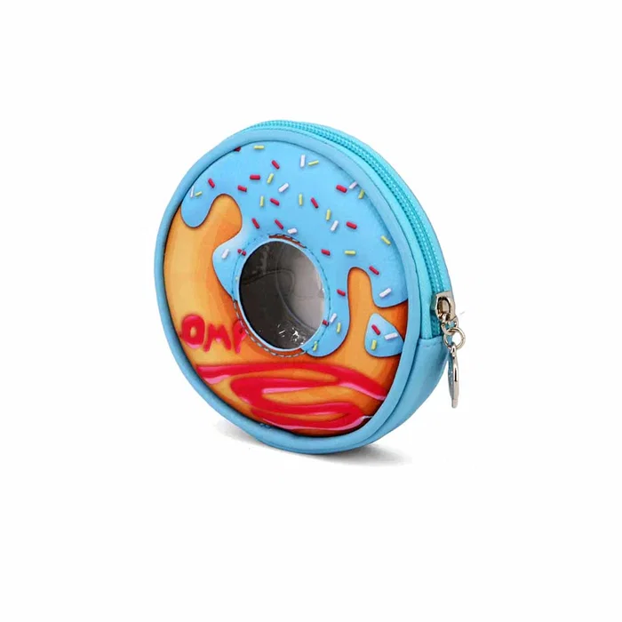 Oh My Pop Monedero Redondo Oh My Pop Azul 12x12x2 cm