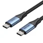 Vention Cable USB-C a USB-C 240W 0.5 m Azul y Negro