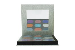 Makeup Revolution Pressed Glitter Eyeshadow Palette 9 x 1.5g - Illusion