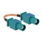 DeLOCK Cable de antena coaxial FAKRA Z a FAKRA Z RG-316 10 cm