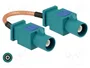 DeLOCK Cable de antena coaxial FAKRA Z a FAKRA Z RG-316 10 cm