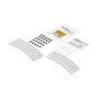 StarTech.com CONNLOCKPK10 Paquete de 10 Cables de Seguridad de Acero de 0,3 m Negro