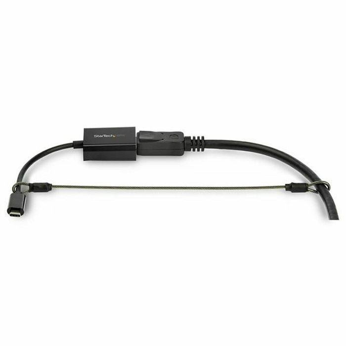 StarTech.com CONNLOCKPK10 Paquete de 10 Cables de Seguridad de Acero de 0,3 m Negro