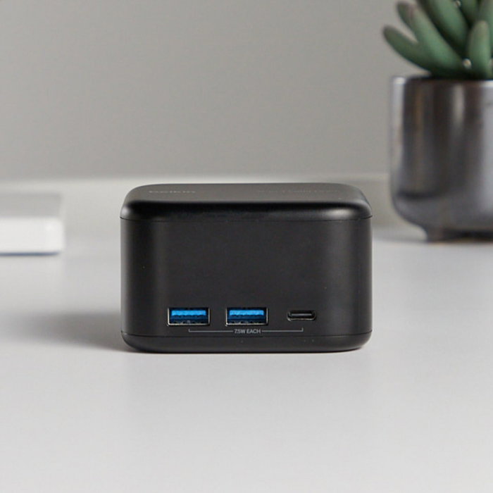 Belkin INC018vfBK Estación de Acoplamiento USB-C 6-en-1 Core GaN 96W PD Negro Belkin INC018vfBK Estación de Acoplamiento USB-C 6-en-1 Core GaN 96W PD Negro