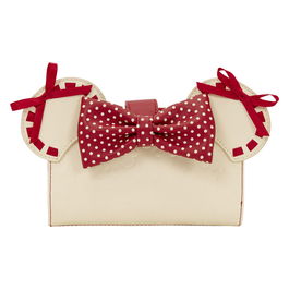 Loungefly Cartera Rocks the Dots Coquette Minnie Mouse Disney