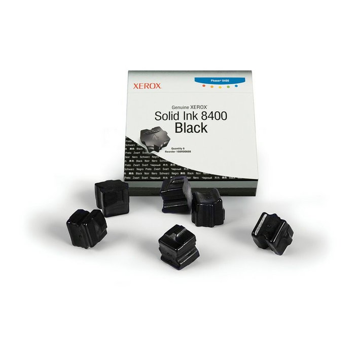 Xerox Cartucho Negro para TEKTRONIX Phaser 8400 - Pack de 6 Unidades