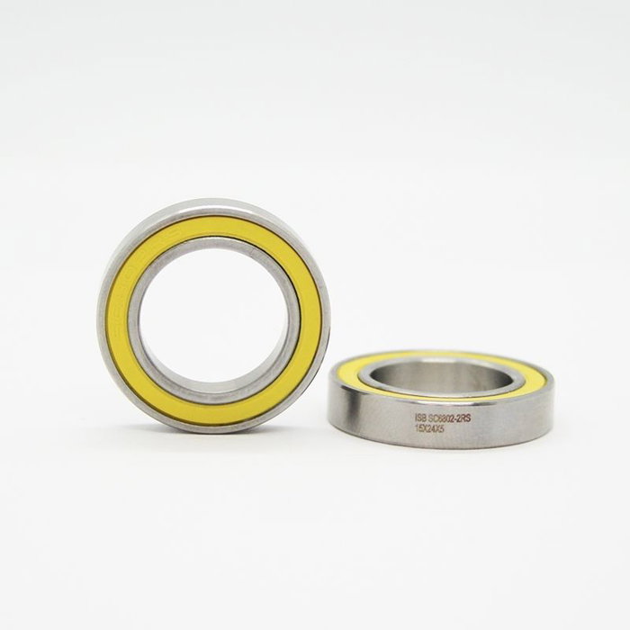 ISB Rodamiento Híbrido SC6802-2RS Inoxidable Bolas Cerámicas 15x24x5 mm para Rueda y Eje Pedalier ISB Rodamiento Híbrido SC6802-2RS Inoxidable Bolas Cerámicas 15x24x5 mm para Rueda y Eje Pedalier