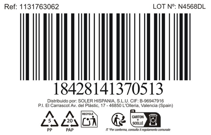 La Mediterranea Copas de Vino de Cristal Aline 63cl (Pack de 24)