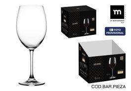 La Mediterranea Copas de Vino de Cristal Aline 63cl (Pack de 24)