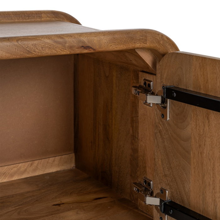 Mueble Tv Madera de Mango Salón 160 X 40 X 50 cm