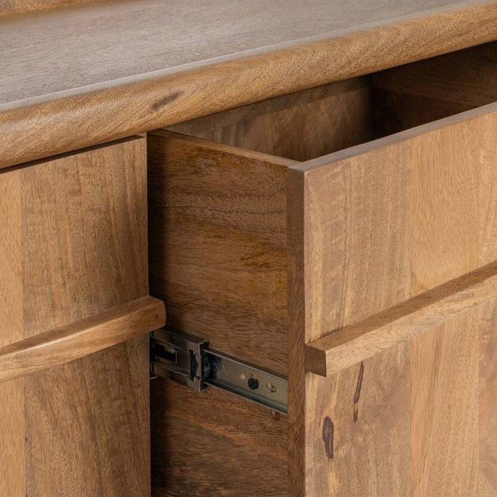 Mueble Tv Madera de Mango Salón 160 X 40 X 50 cm