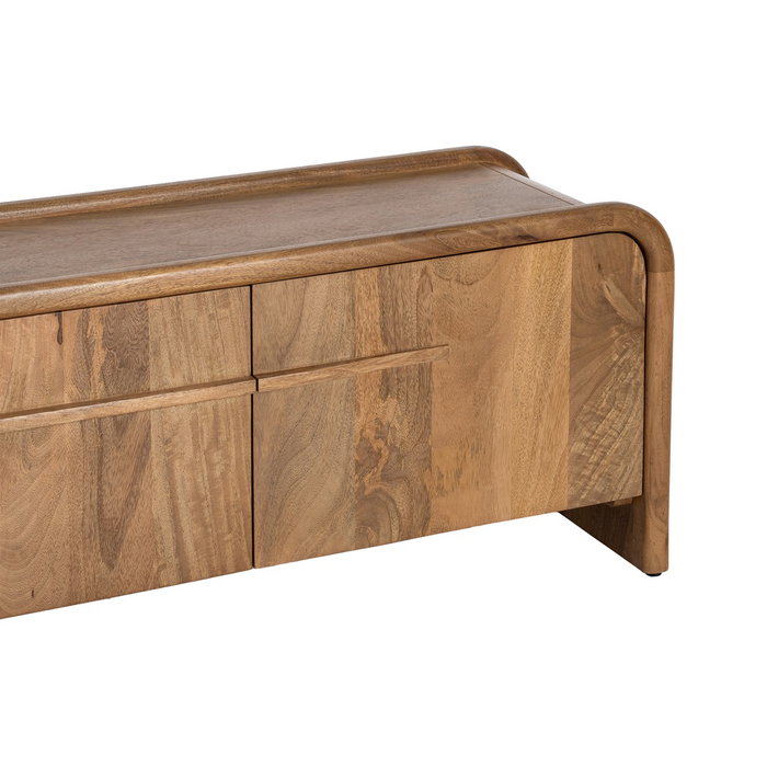 Mueble Tv Madera de Mango Salón 160 X 40 X 50 cm
