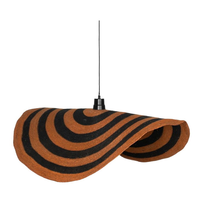 Ixia Lámpara de Techo Naranja-Negro 94 x 94 x 7 cm