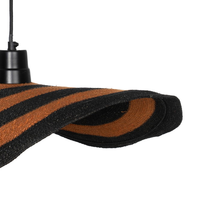 Lampara Techo Naranja-Negro 94 X 94 X 7 cm Lampara Techo Naranja-Negro 94 X 94 X 7 cm